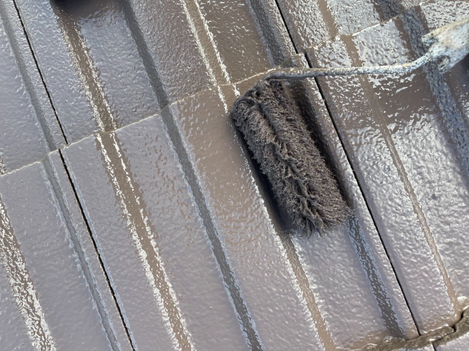 屋根塗装（上塗り）