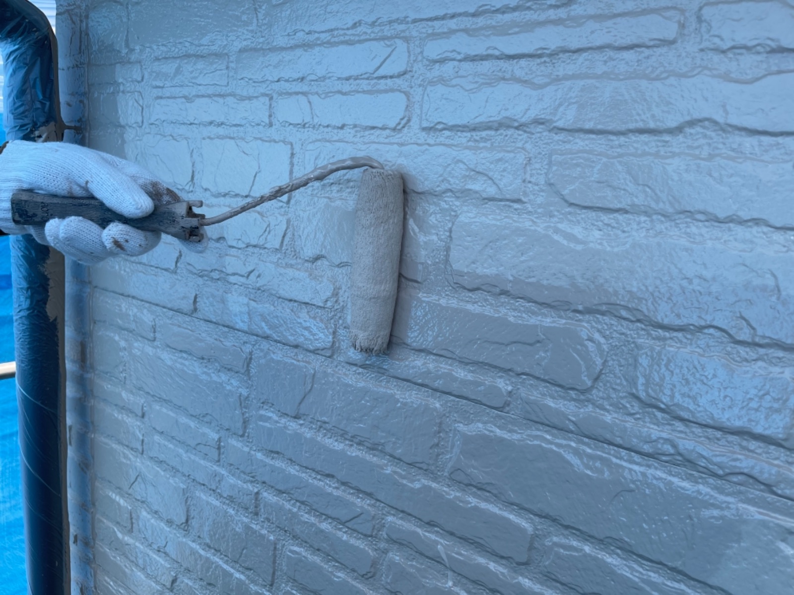 外壁塗装（上塗り）