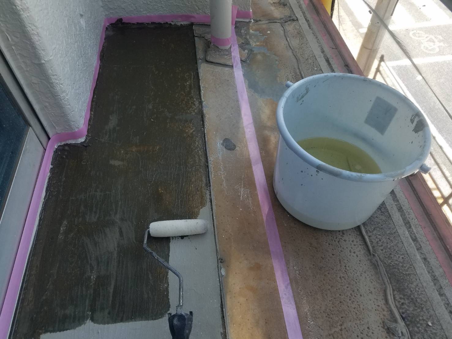 正面防水（プライマー）