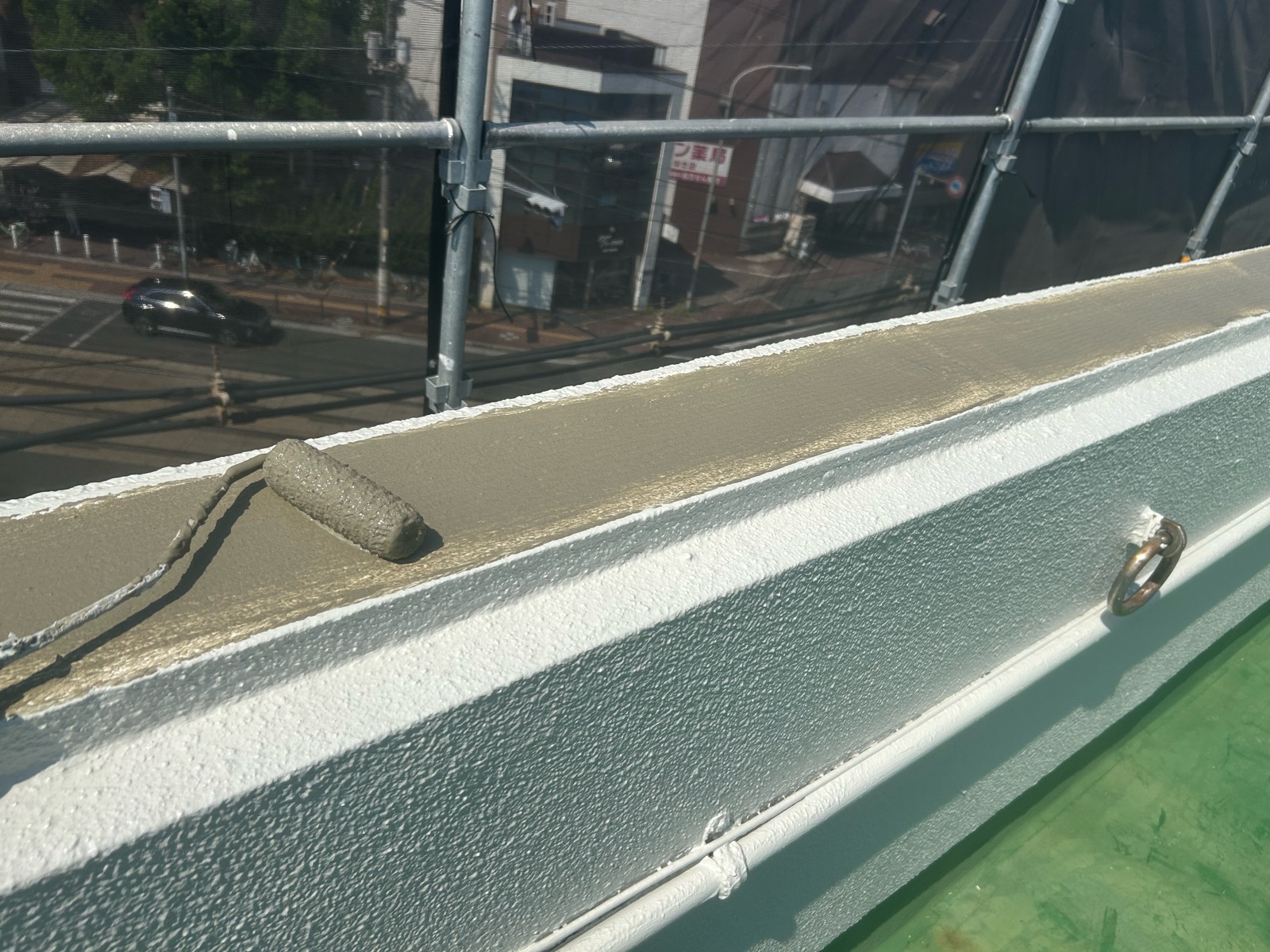 屋上笠木（下地処理）