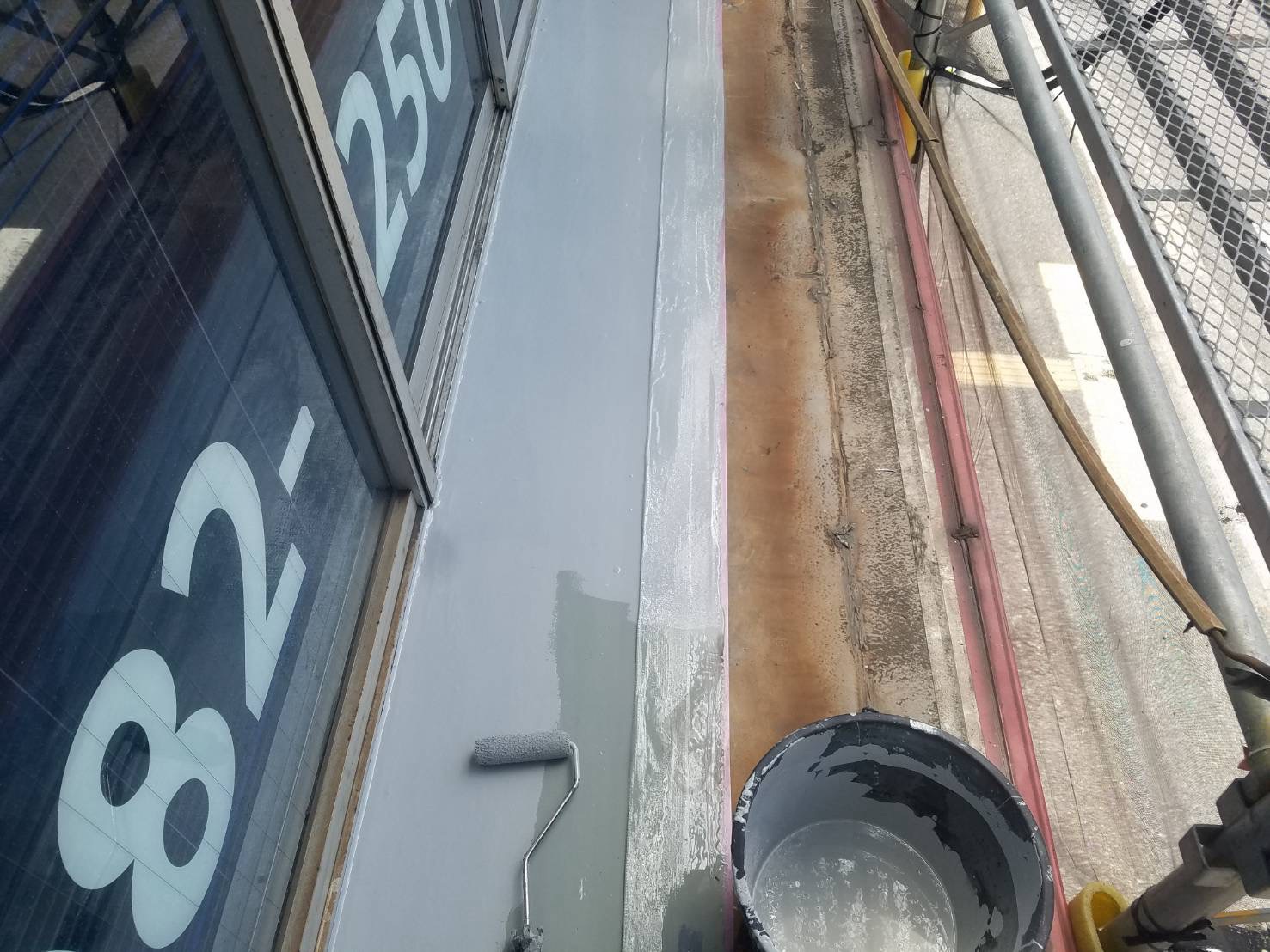 正面防水（トップコート）