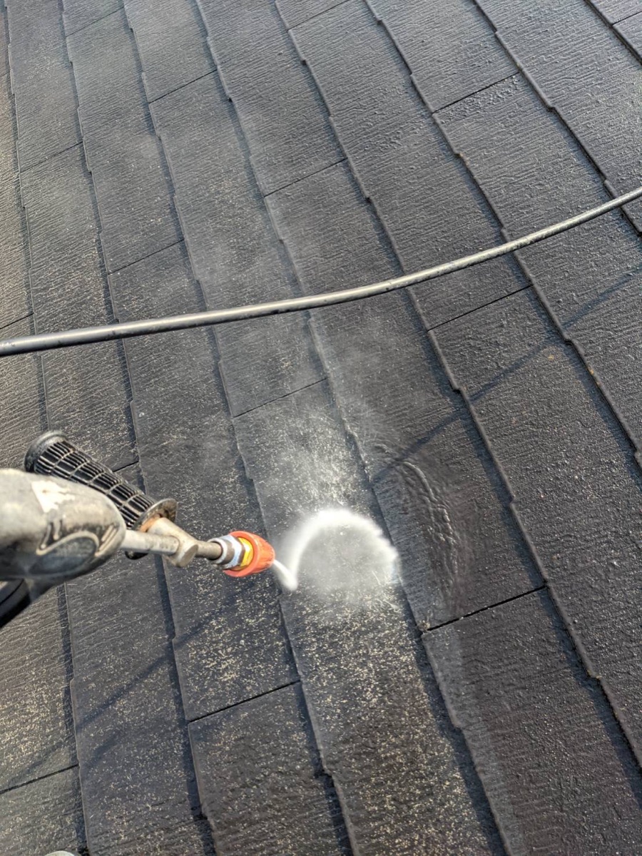屋根塗装（高圧洗浄）