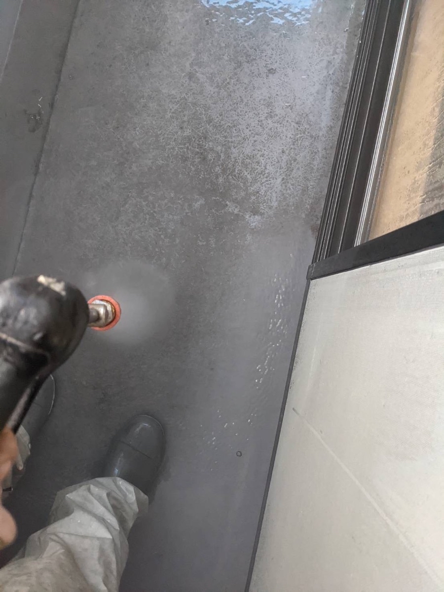 ベランダ（高圧洗浄）