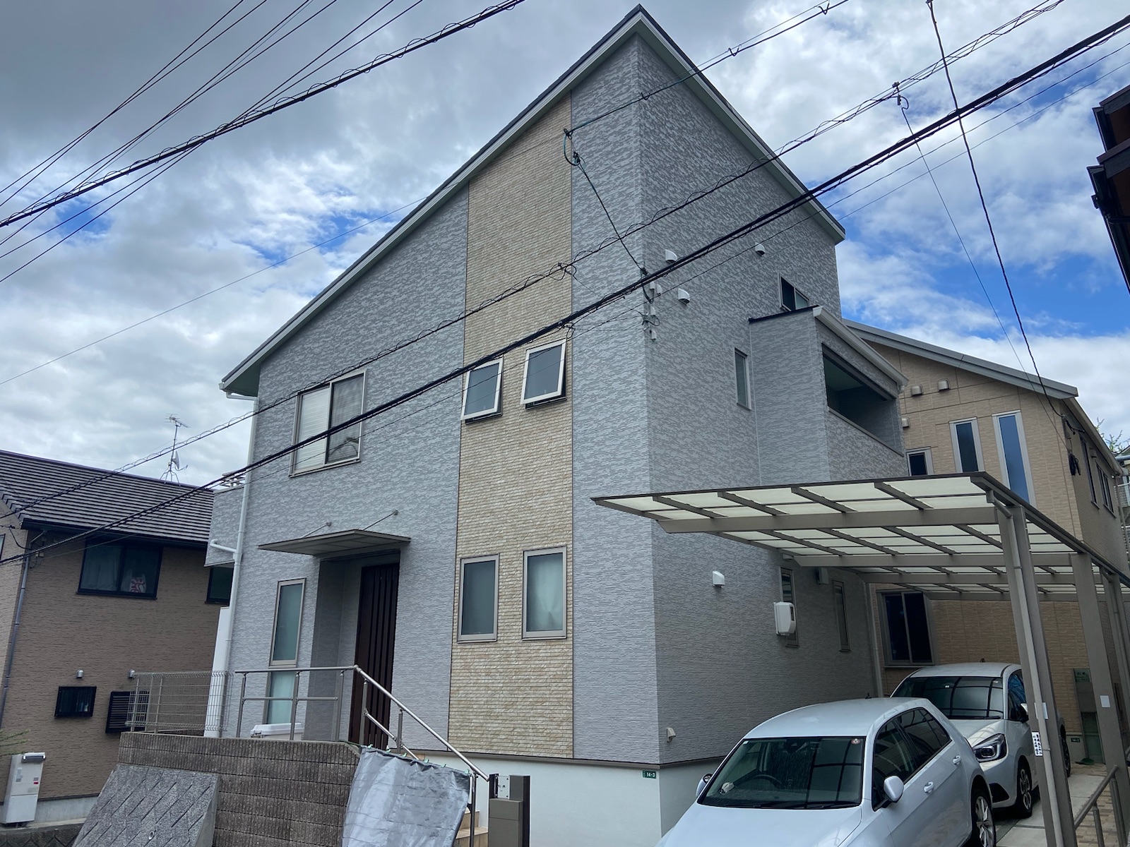 広島外壁塗装施工後写真