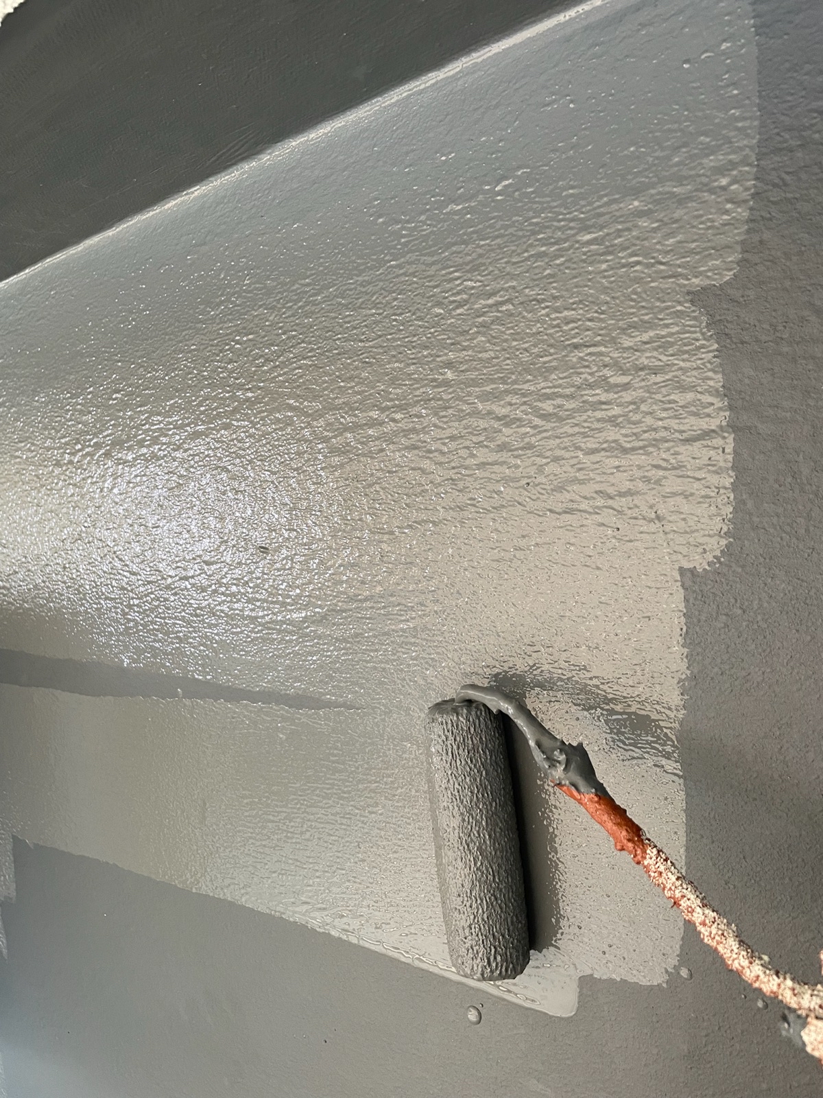 ベランダ防水（トップコート上塗り）