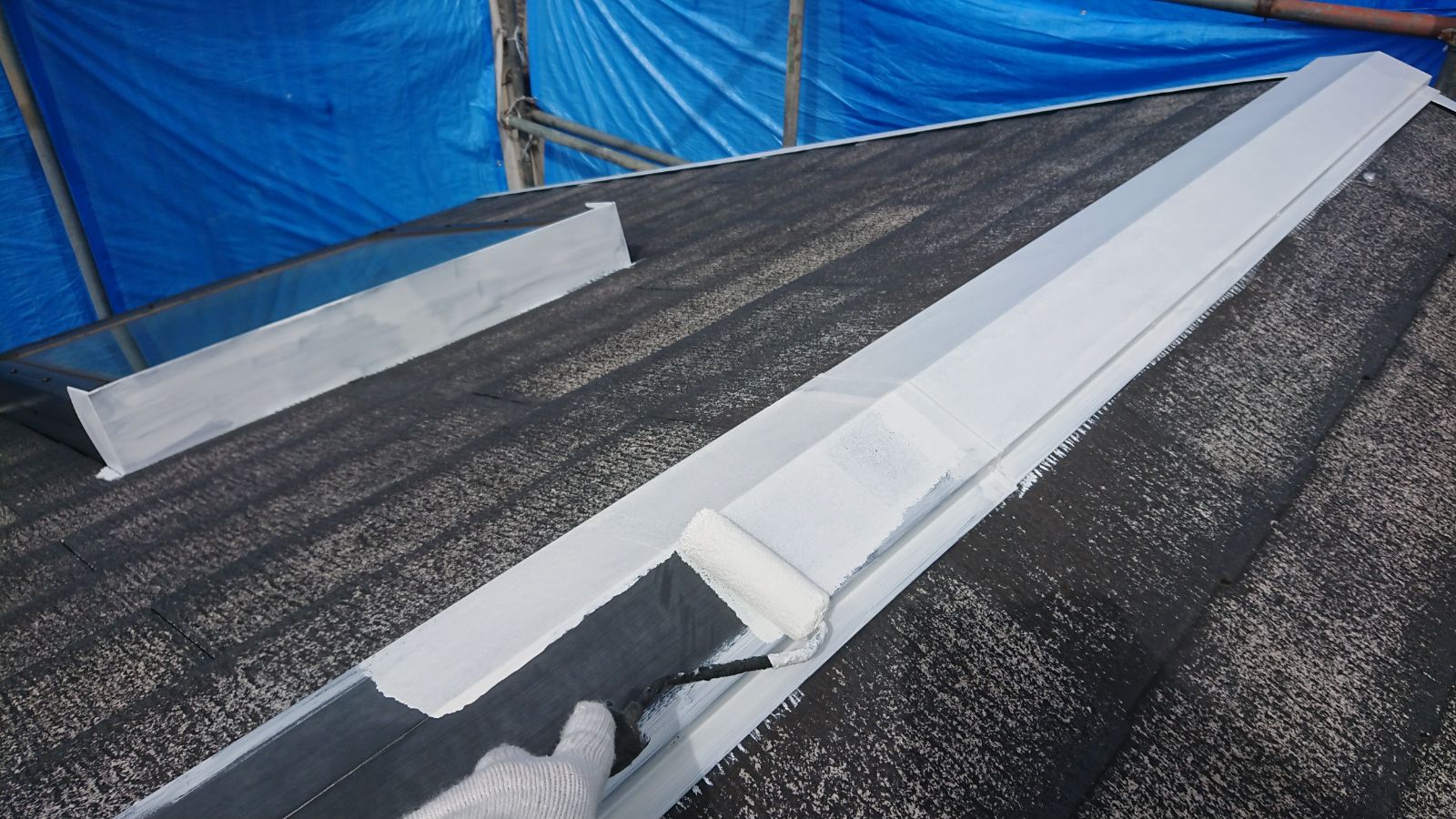 屋根塗装（錆止め）