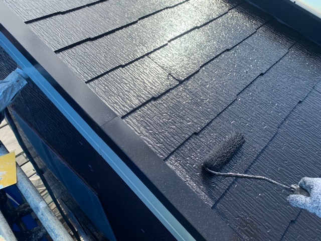 屋根塗装（上塗り）